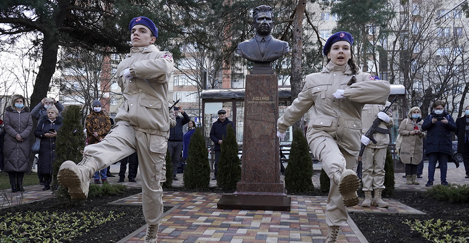В Ставрополе открыт памятник-бюст разведчику Г. Н. Косенко