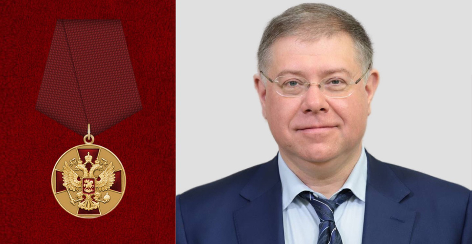 Степан Орлов награждён медалью ордена «За заслуги перед Отечеством» I степени