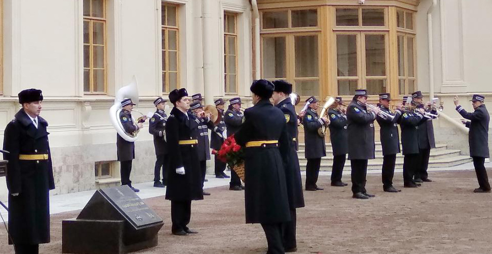 В Гатчине открыли закладной камень на месте будущего памятника Александру III